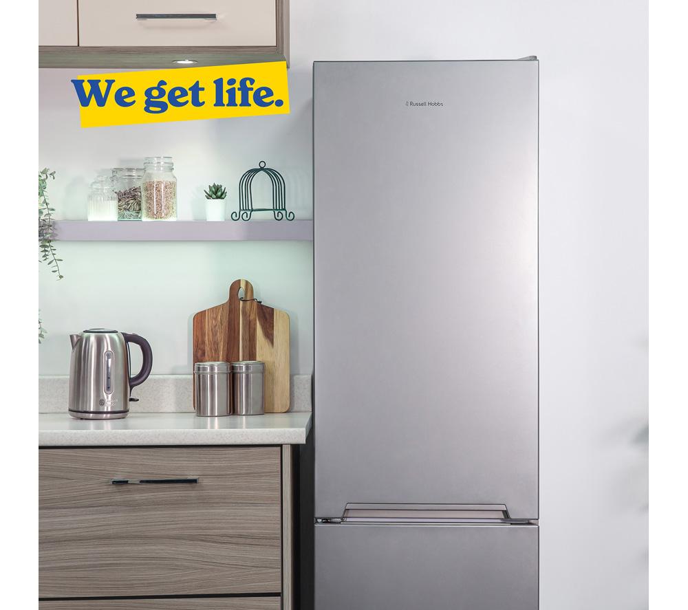 RUSSELL HOBBS RH180FFFF551E1S 70/30 Fridge Freezer - Silver