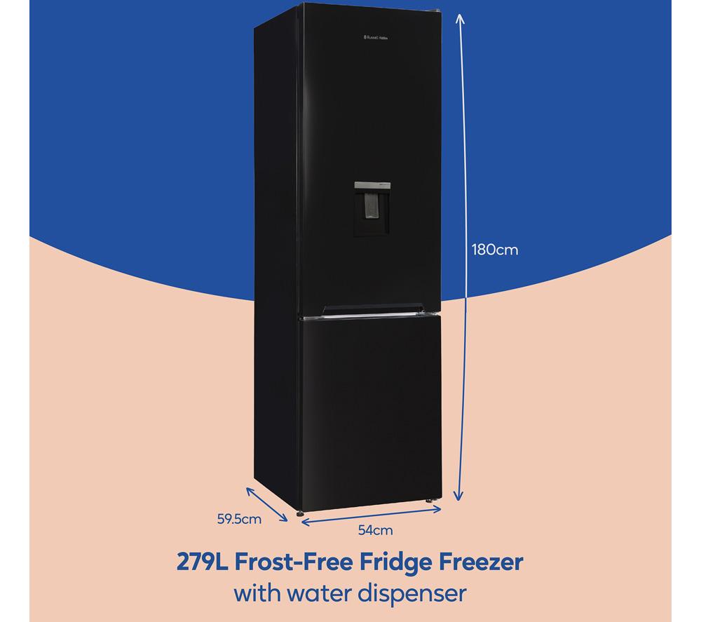 RUSSELL HOBBS RH180FFFF551E1BWD 70/30 Fridge Freezer - Black