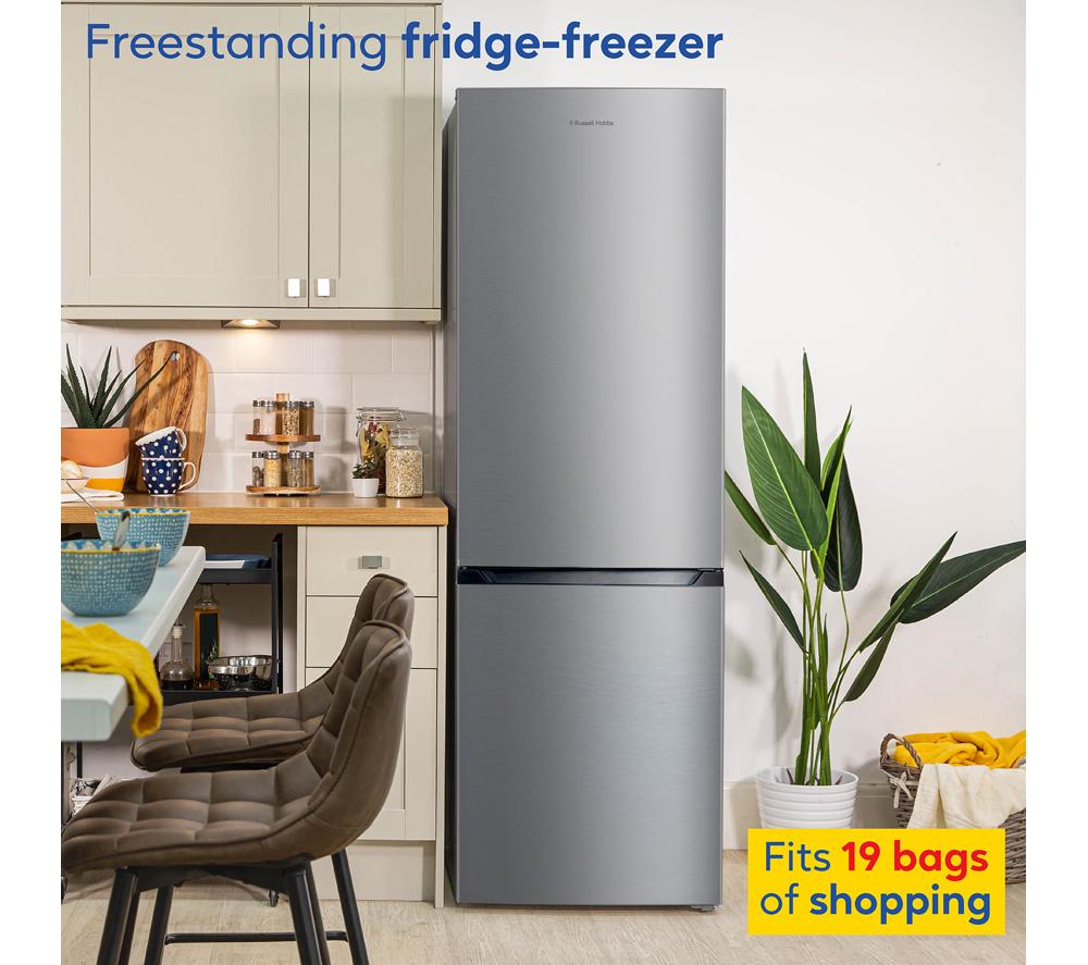 RUSSELL HOBBS RH186FFFF60SS/01 70/30 Fridge Freezer - Stainless Steel