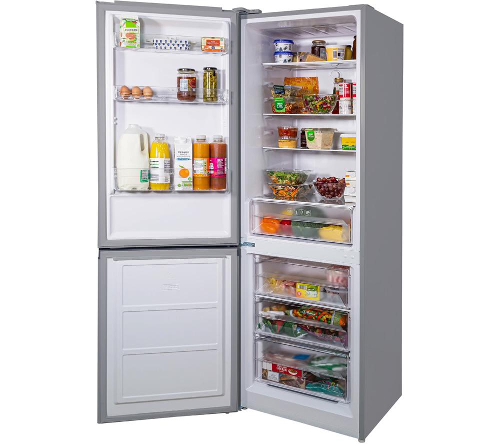 RUSSELL HOBBS RH186FFFF60SS/01 70/30 Fridge Freezer - Stainless Steel