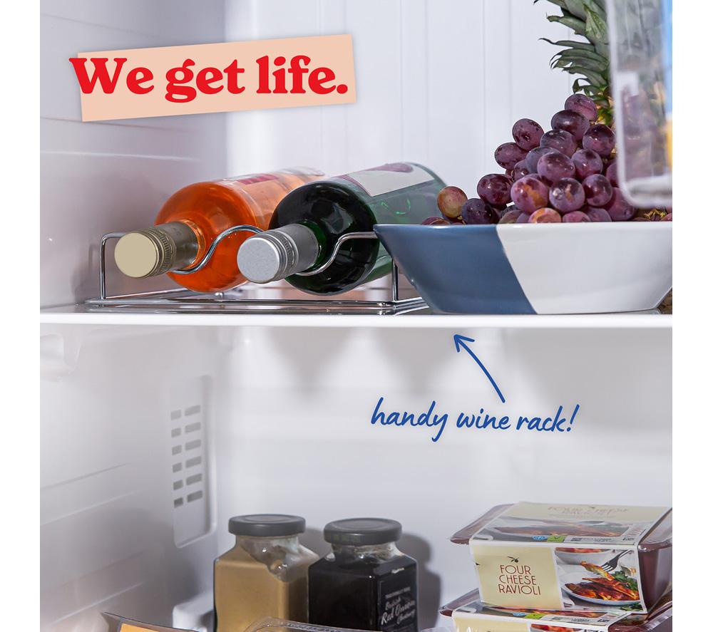 RUSSELL HOBBS RH90AFF201SS American-Style Fridge Freezer - Stainless Steel