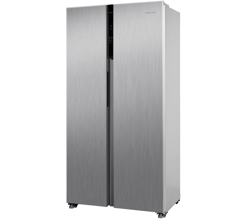 RUSSELL HOBBS RH90AFF201SS American-Style Fridge Freezer - Stainless Steel