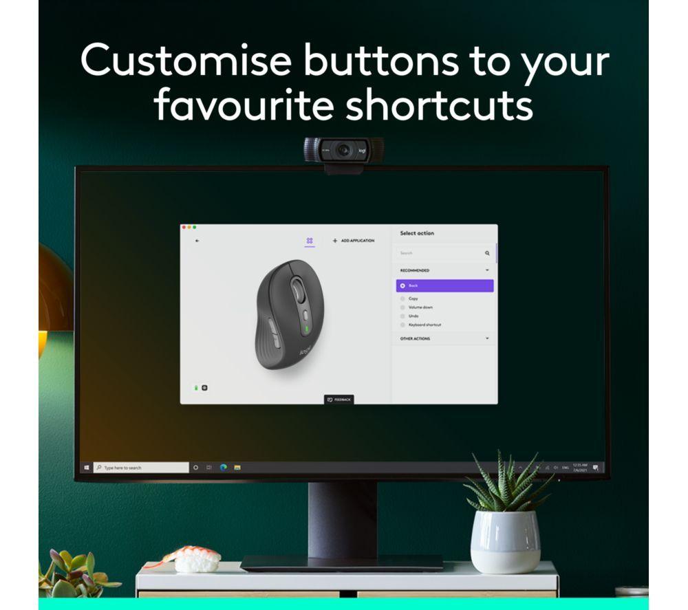 Ratón Óptico Inalámbrico LOGITECH Signature Plus M750 L