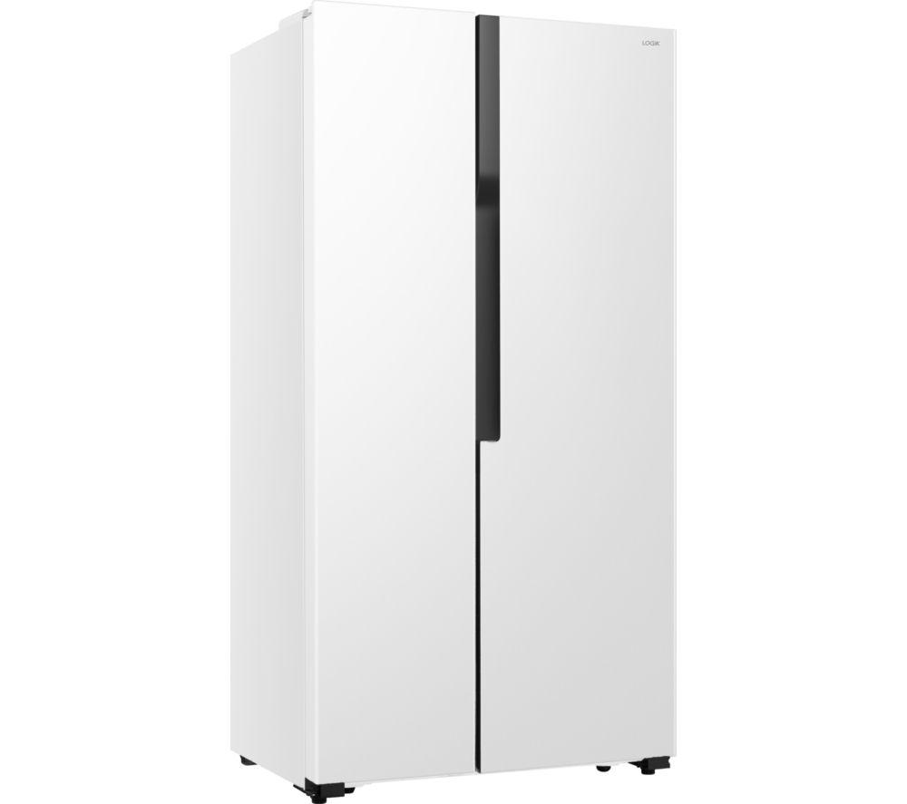 LOGIK LESSBSW26 Slim Amerikanischer Side-by-Side Kühlschrank - Weiß
