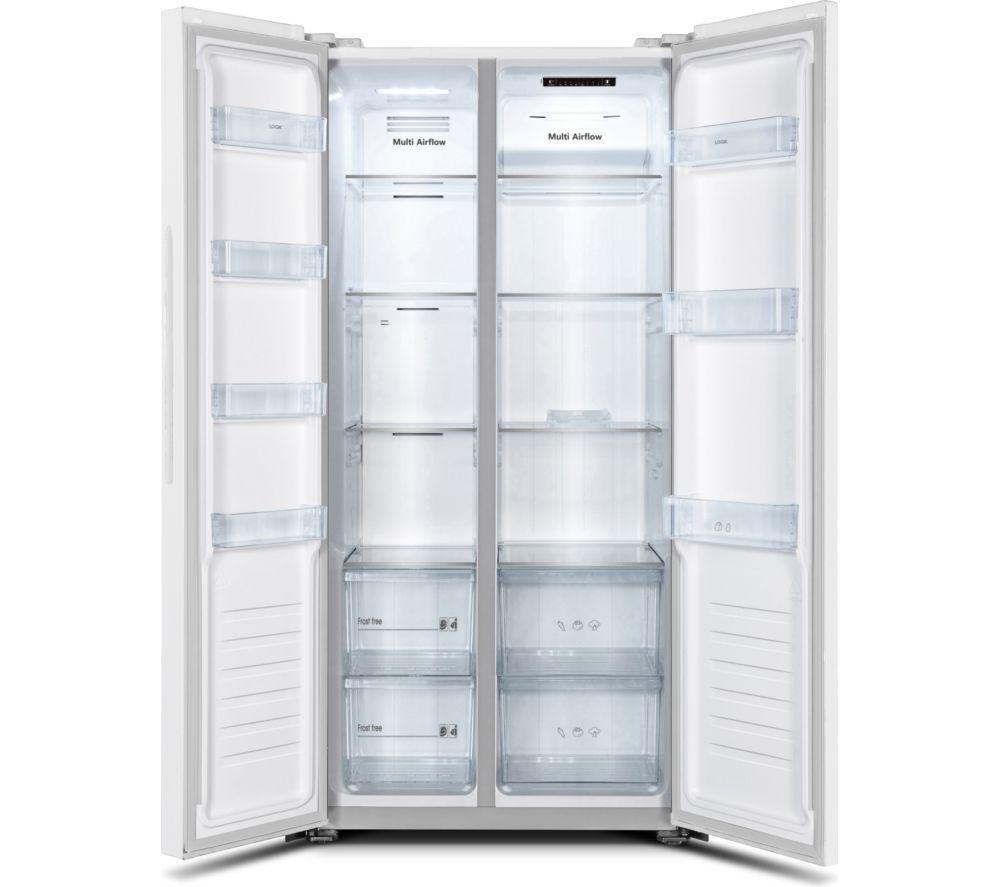 LOGIK LESSBSW26 Frigorífico Americano Estrecho - Blanco