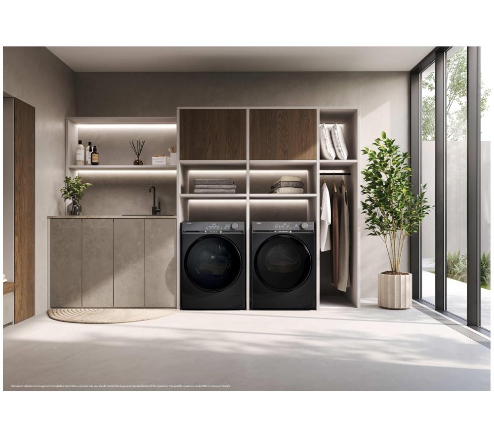 HAIER X Series 9 HD100-CQ387BU1UK WiFi-enabled 10 kg Heat Pump Tumble Dryer - Black
