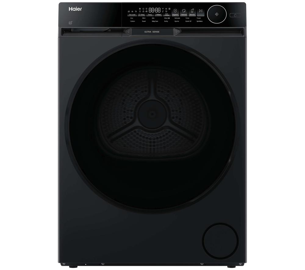 HAIER X Series 9 HD100-CQ387BU1UK WiFi-enabled 10 kg Heat Pump Tumble Dryer - Black