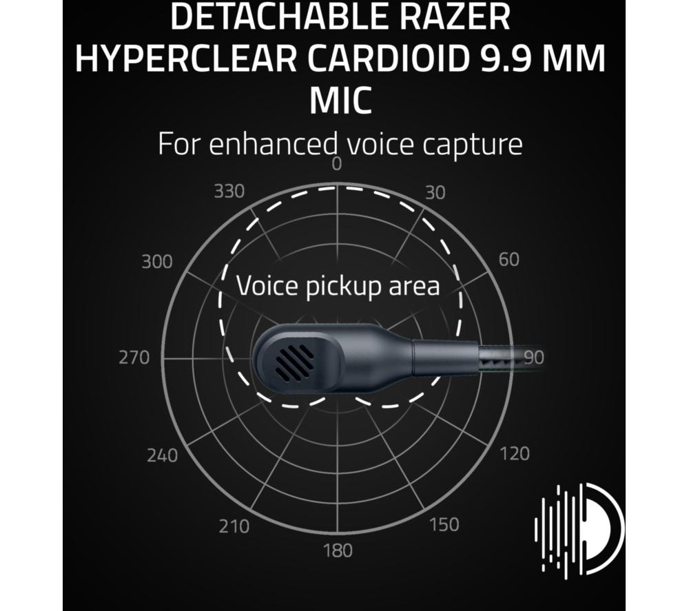 RAZER BlackShark V3 X Hyperspeed Kabelloses Gaming-Headset - Schwarz