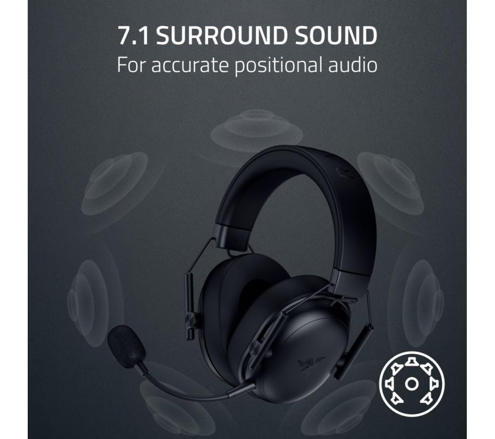RAZER BlackShark V3 X Hyperspeed Kabelloses Gaming-Headset - Schwarz