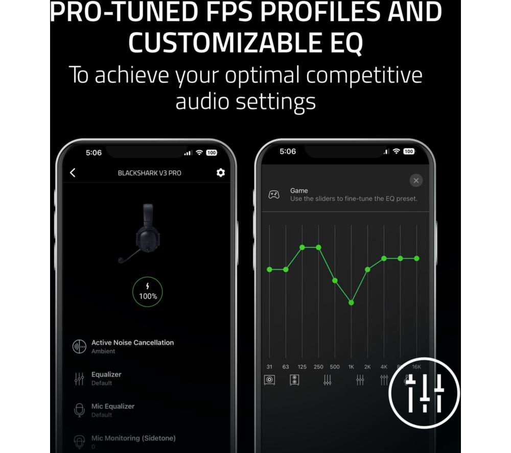 RAZER BlackShark V3 Pro kabelloses 7.1 Gaming-Headset für Xbox – Schwarz