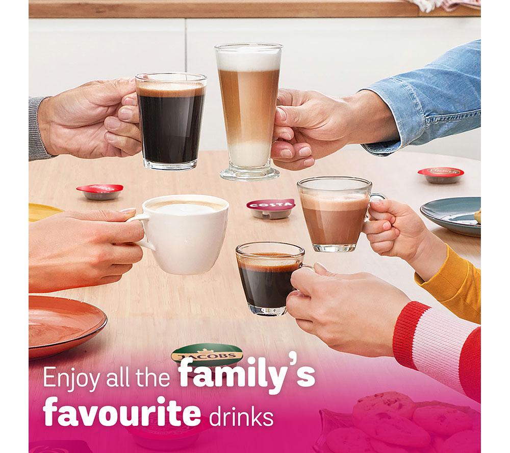 TASSIMO by Bosch Happy Friendly TAS102EGBC Kaffeemaschinen-Starter-Kit – Schwarz