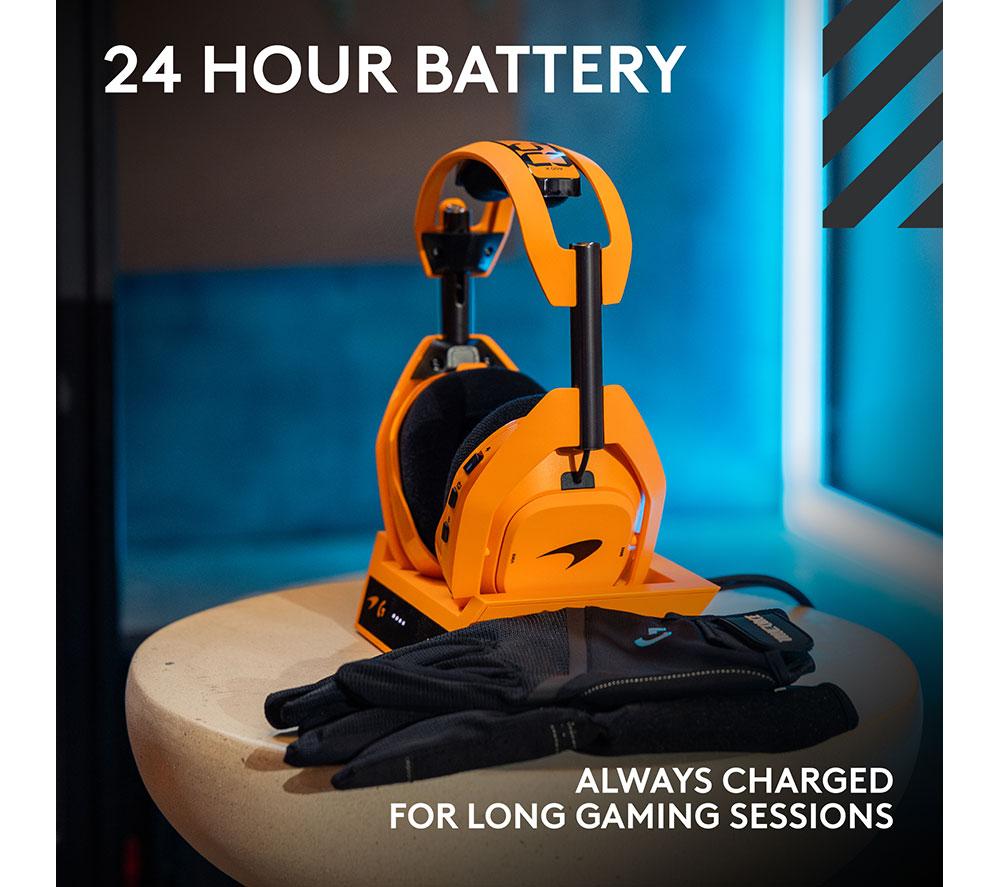 ASTRO A50X Kabelloses Gaming-Headset – McLaren Racing Edition