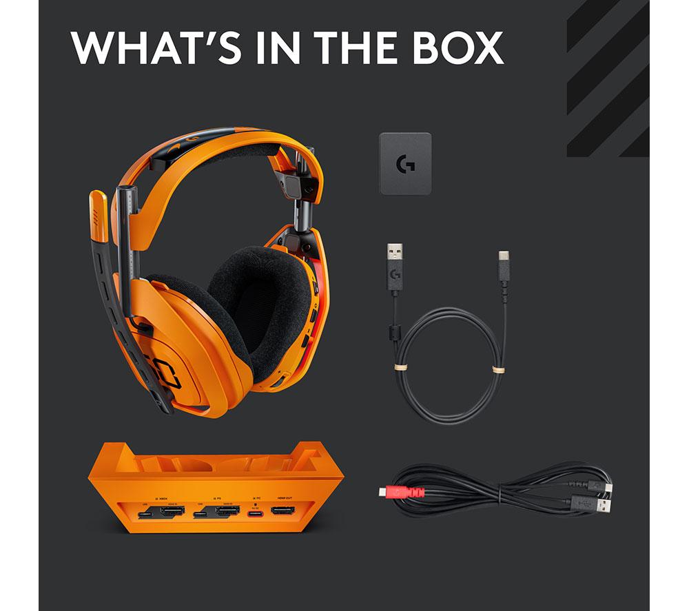 ASTRO A50X Kabelloses Gaming-Headset – McLaren Racing Edition