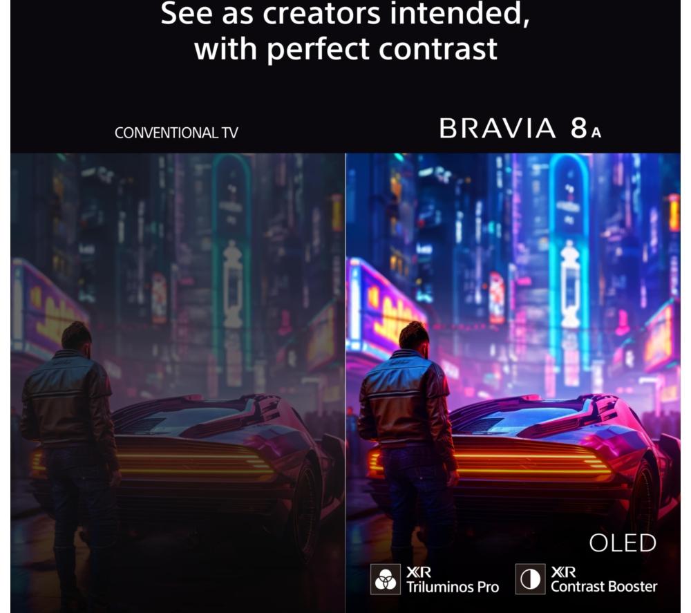 SONY BRAVIA 8A 55” OLED 4K HDR AI Smart TV - K55XR8AB