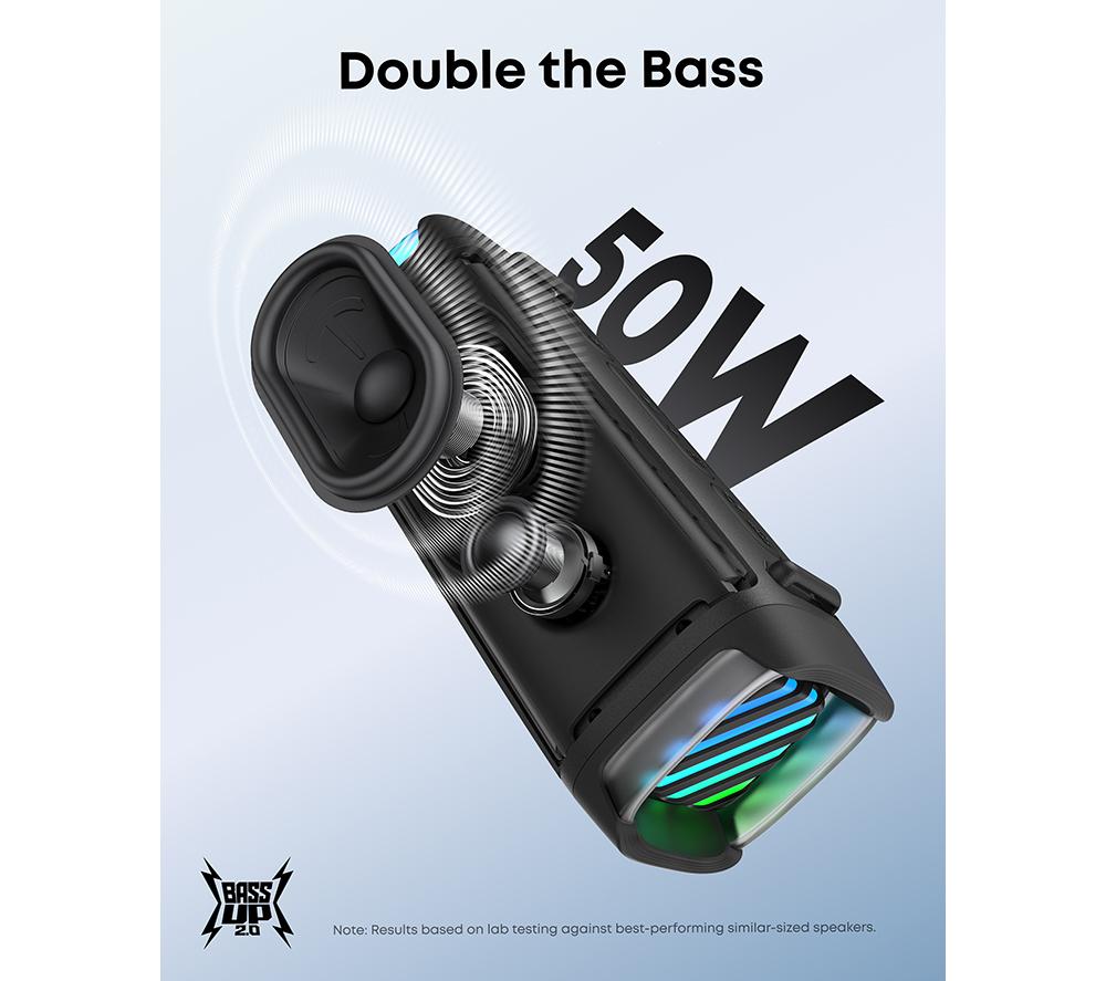 SOUNDCORE Boom 3i Portable Bluetooth Speaker - Adventurer Black