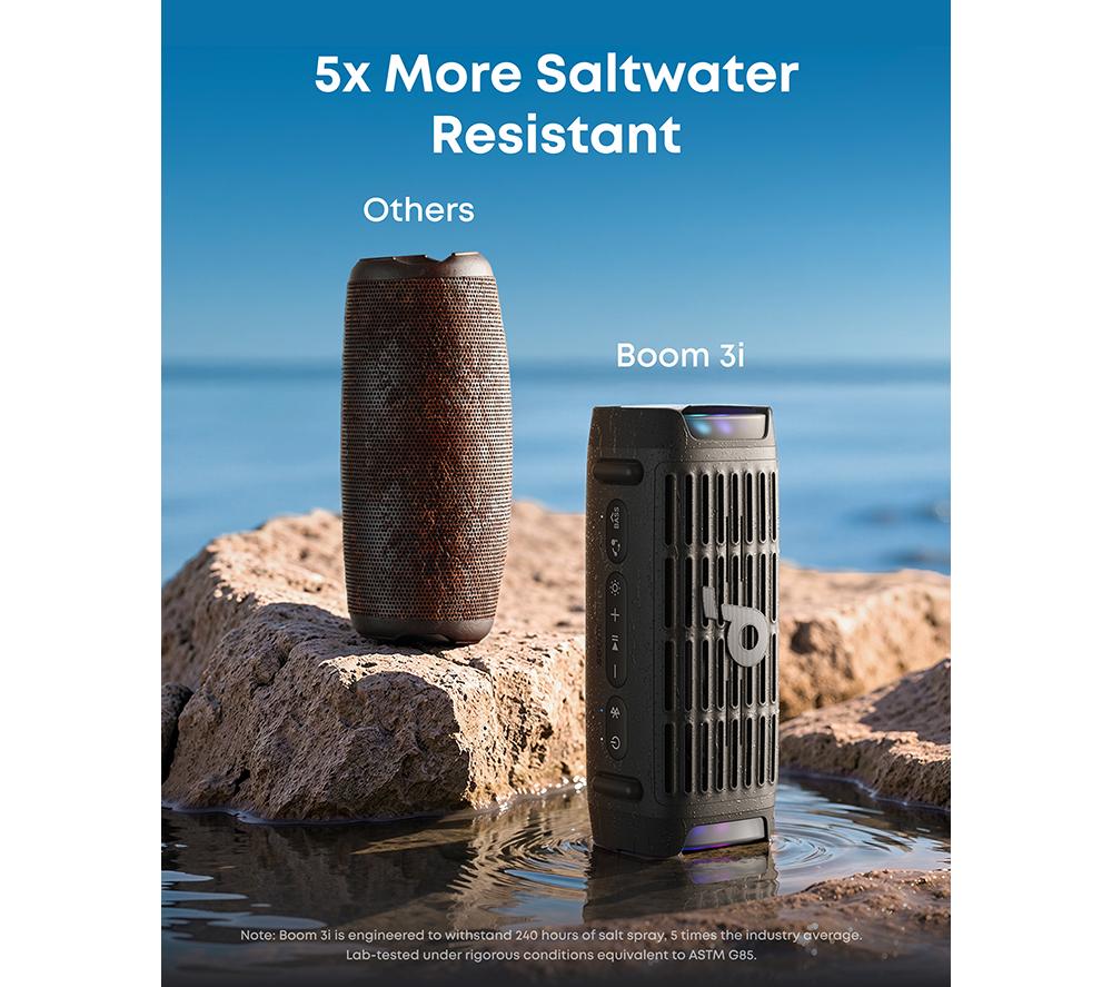 SOUNDCORE Boom 3i Portable Bluetooth Speaker - Adventurer Black