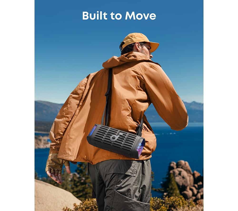 SOUNDCORE Boom 3i Portable Bluetooth Speaker - Adventurer Black