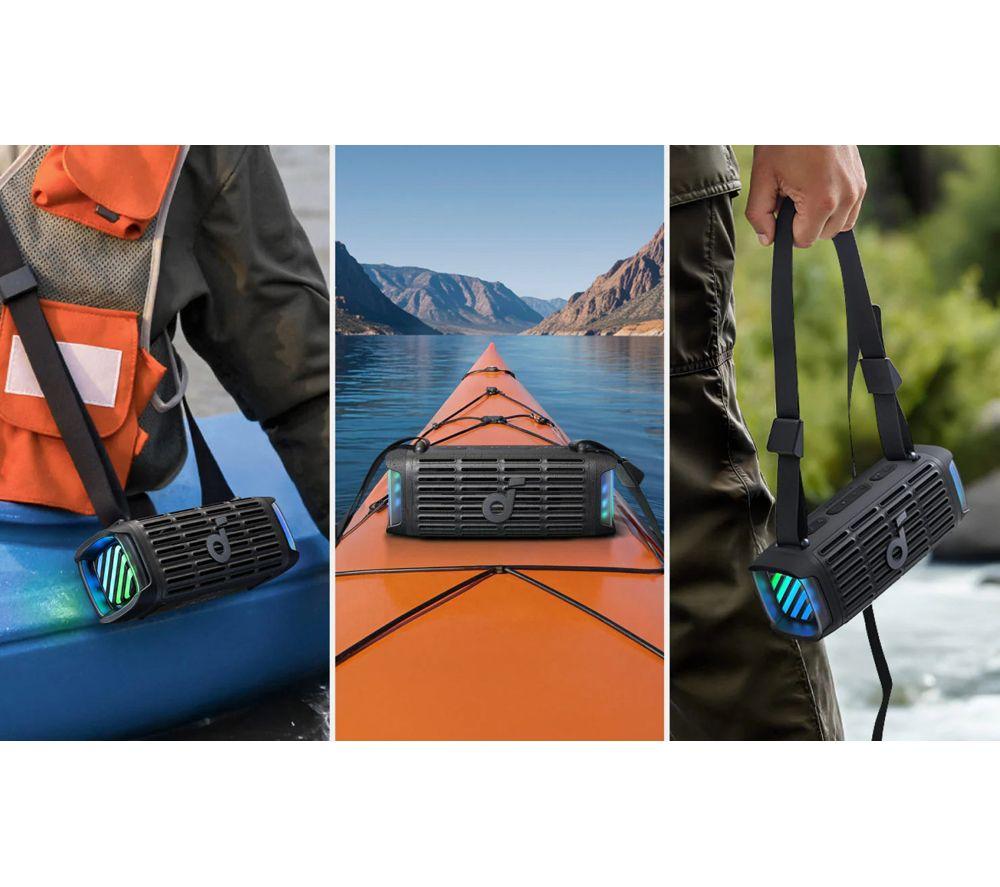 SOUNDCORE Boom 3i Portable Bluetooth Speaker - Adventurer Black