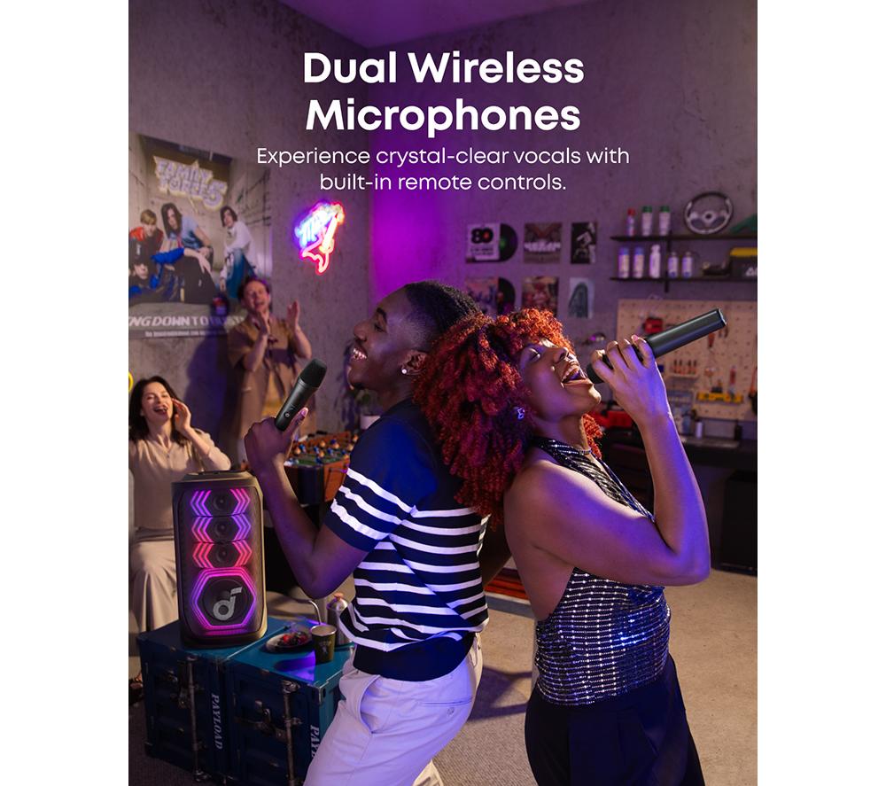SOUNDCORE Rave 3S Wireless Megasound Party Hi-Fi System - Black