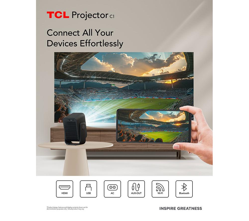 TCL C series C1 Smart Full HD Home Cinema Projector
