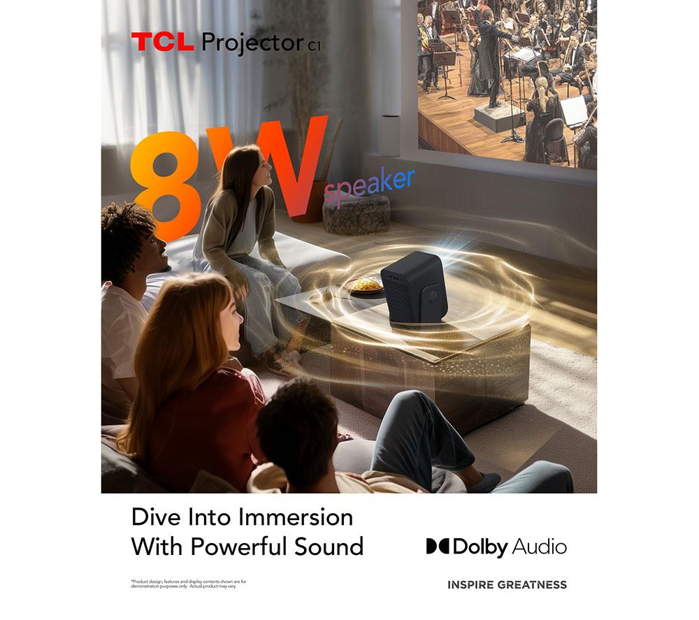 TCL C series C1 Smart Full HD Home Cinema Projector