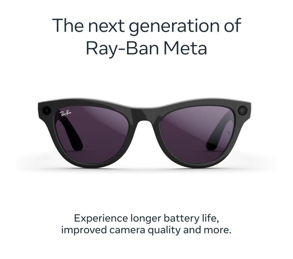 RAY-BAN META Skyler (Gen 2) Glasses - Shiny Mystic Violet with Clear to Amethyst Transitions Lenses