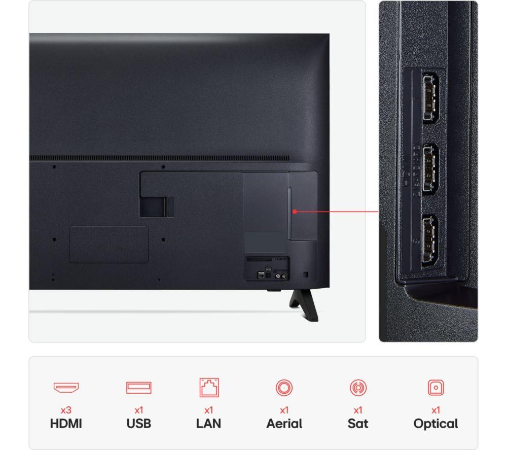 LG QNED70 43" QNED AI 4K HDR Smart TV 2025 - 43QNED70A6A