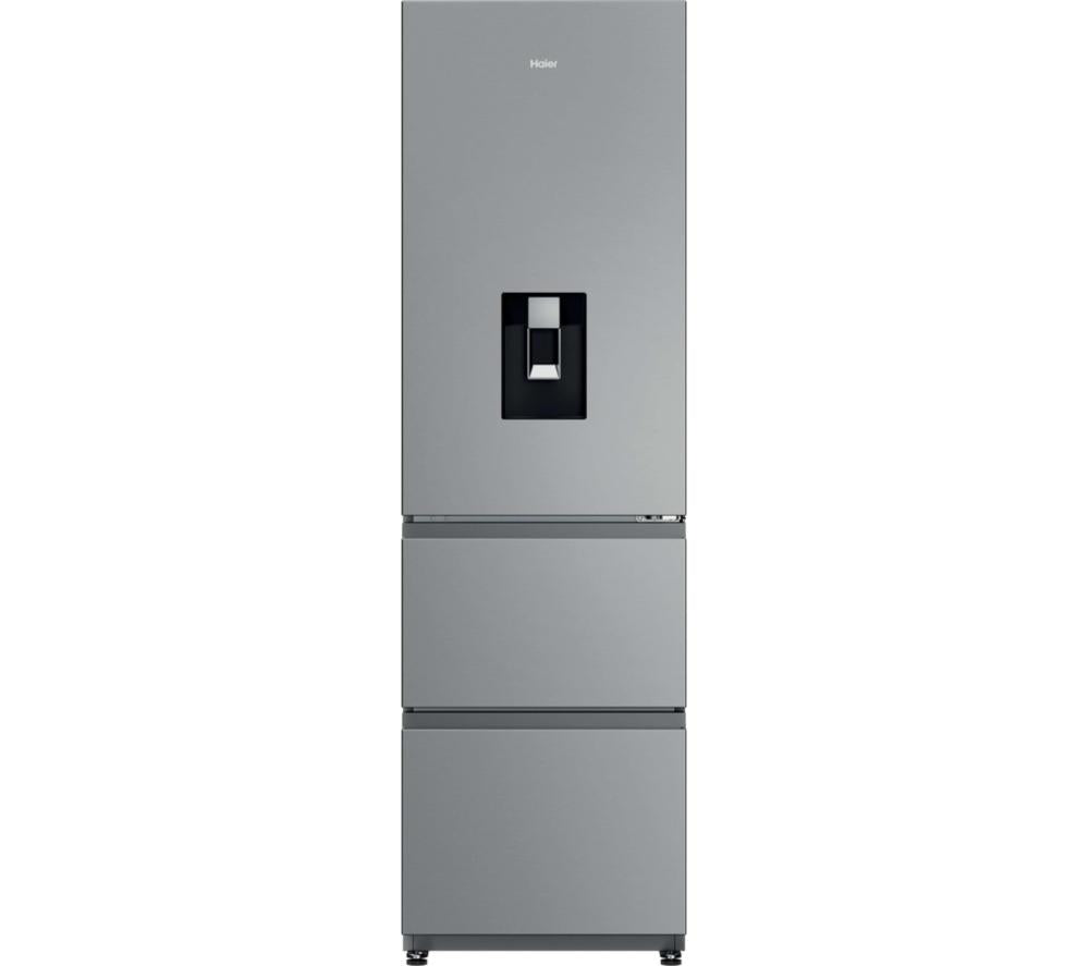 HAIER 3D Combi Series 3 HTR3518EWMXK 60/40 Fridge Freezer - Inox