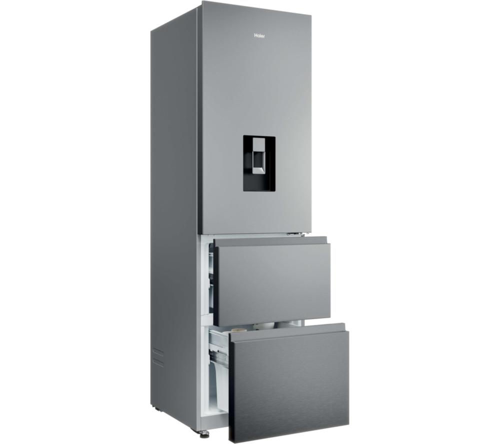 HAIER 3D Combi Series 3 HTR3518EWMXK 60/40 Fridge Freezer - Inox