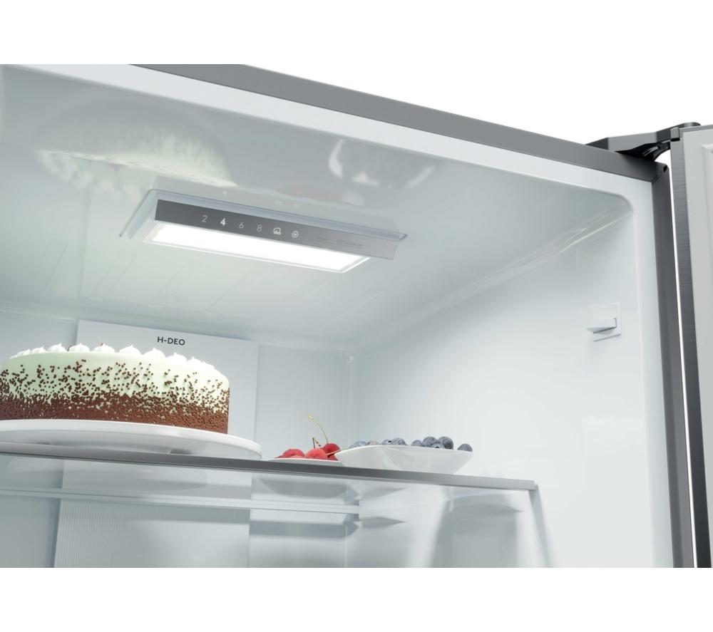 HAIER 3D Combi Series 3 HTR3518EWMXK 60/40 Fridge Freezer - Inox
