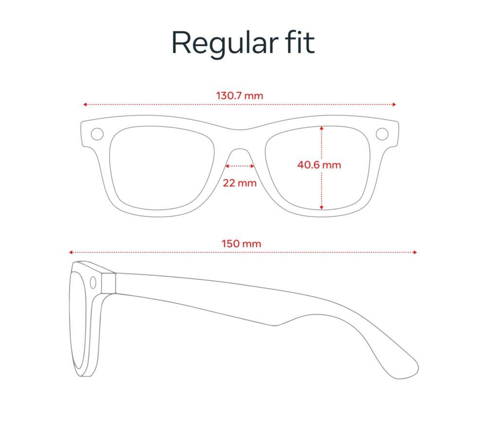 RAY-BAN META Wayfarer (Gen 2) Glasses - Matte Black with Clear Lenses