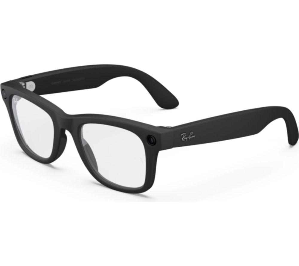 RAY-BAN META Wayfarer (Gen 2) Glasses - Matte Black with Clear Lenses