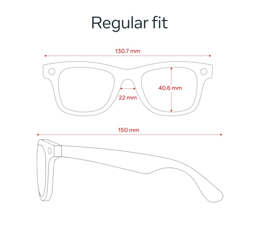 RAY-BAN META Meta Wayfarer (Gen 2) Glasses - Matte Black with Gradient Graphite Lenses