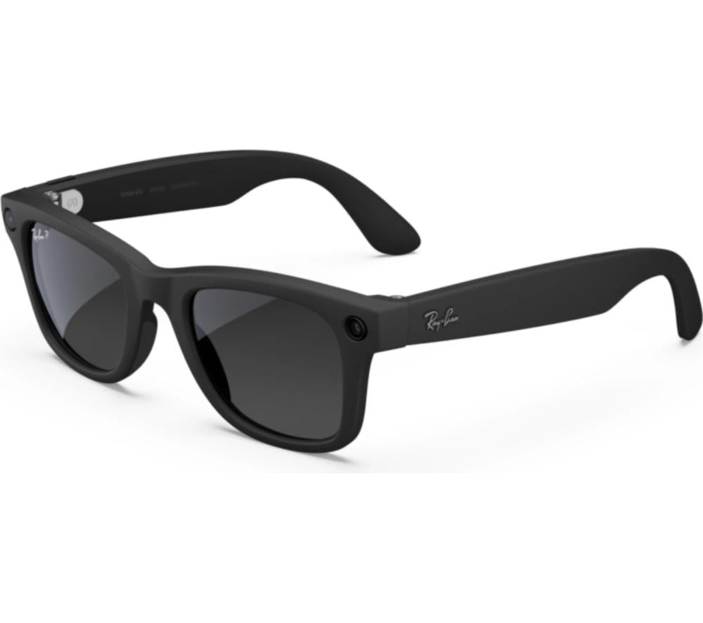 RAY-BAN META Meta Wayfarer (Gen 2) Glasses - Matte Black with Gradient Graphite Lenses