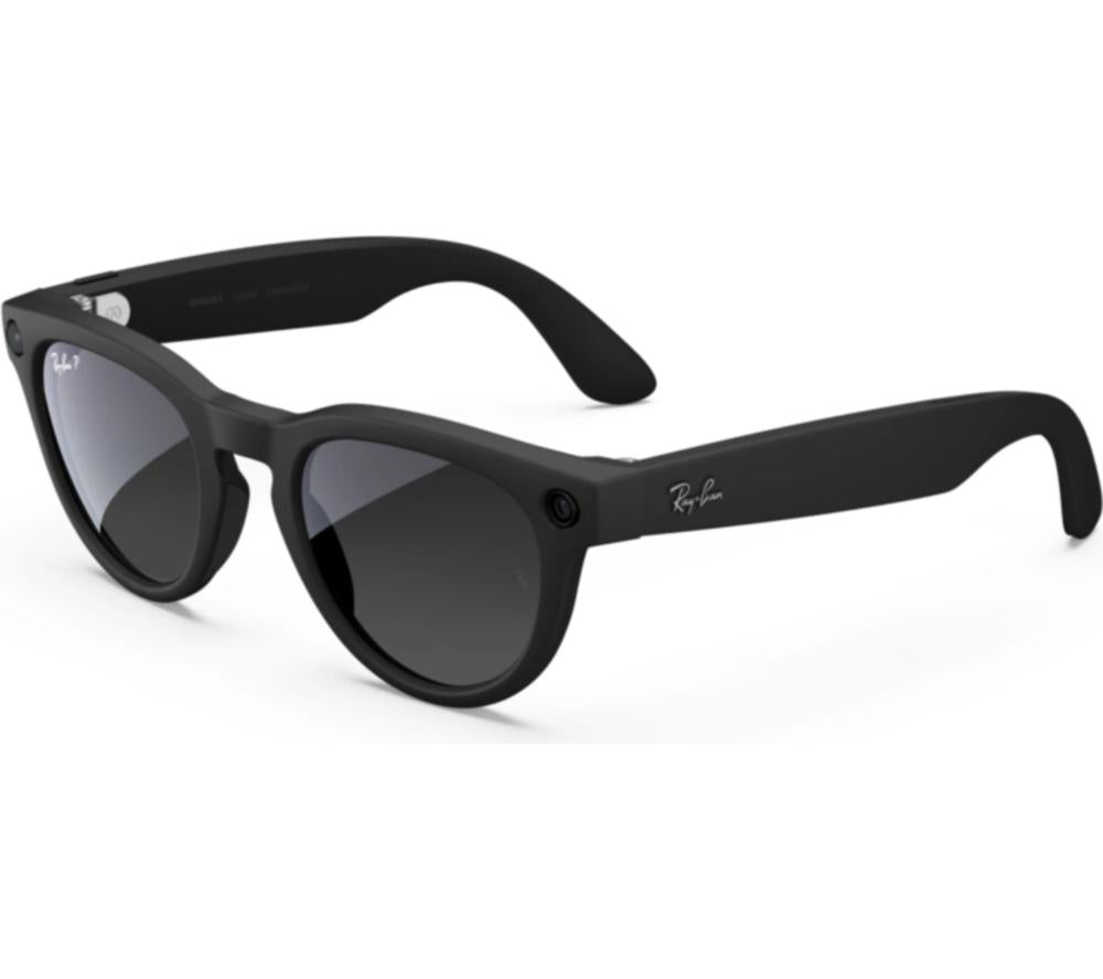 RAY-BAN Headliner (Gen 2) Glasses - Matte Black with Polarised Gradient Graphite Lenses