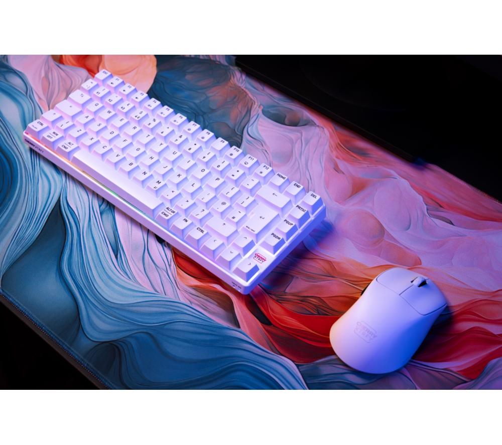 CHERRY K33 Compact Wireless RGB Gaming Keyboard - White