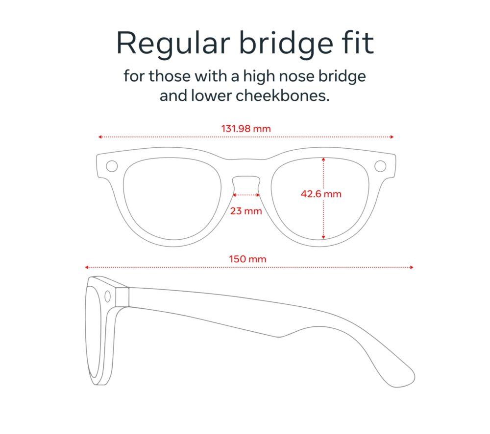 RAY-BAN META Headliner (Gen 2) Glasses - Shiny Black with Green Lenses