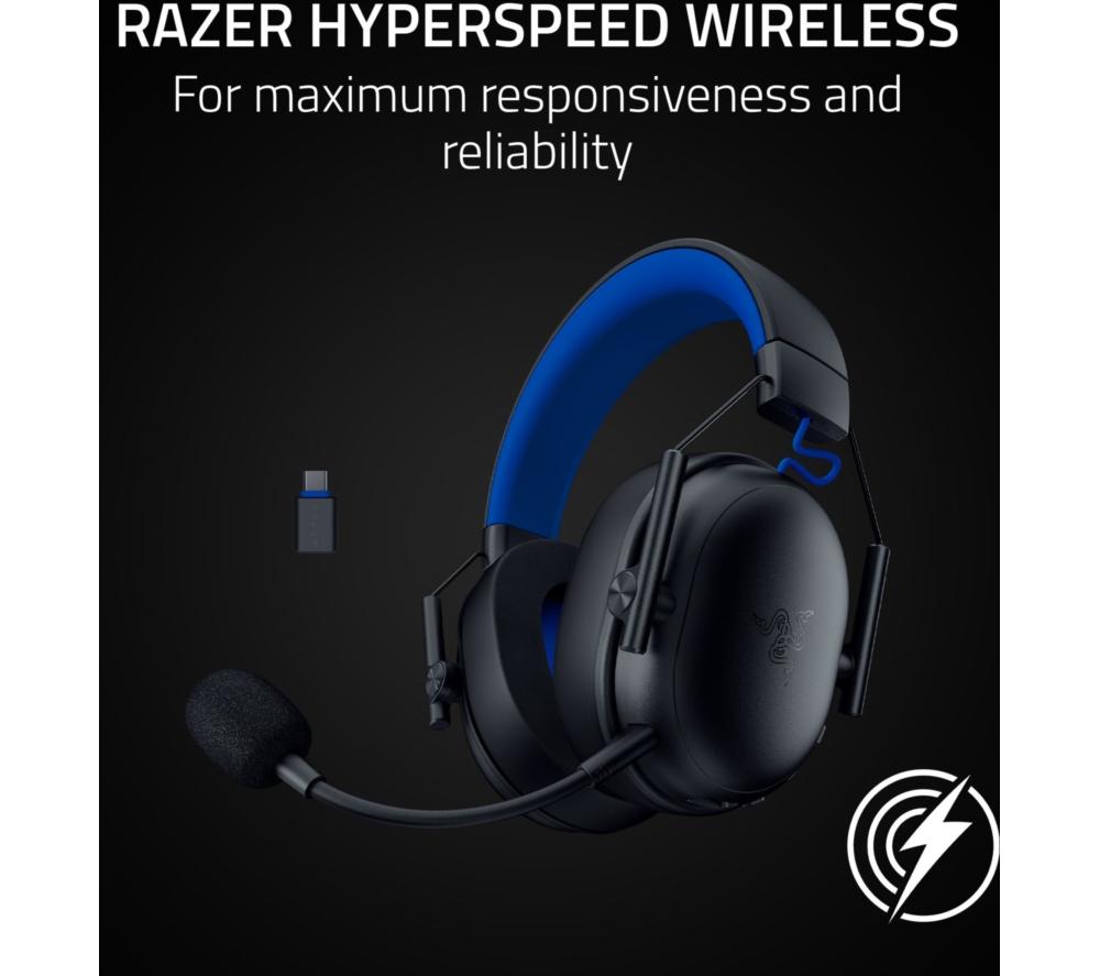 RAZER BlackShark V3 X Kabelloses Gaming-Headset für PlayStation - Schwarz