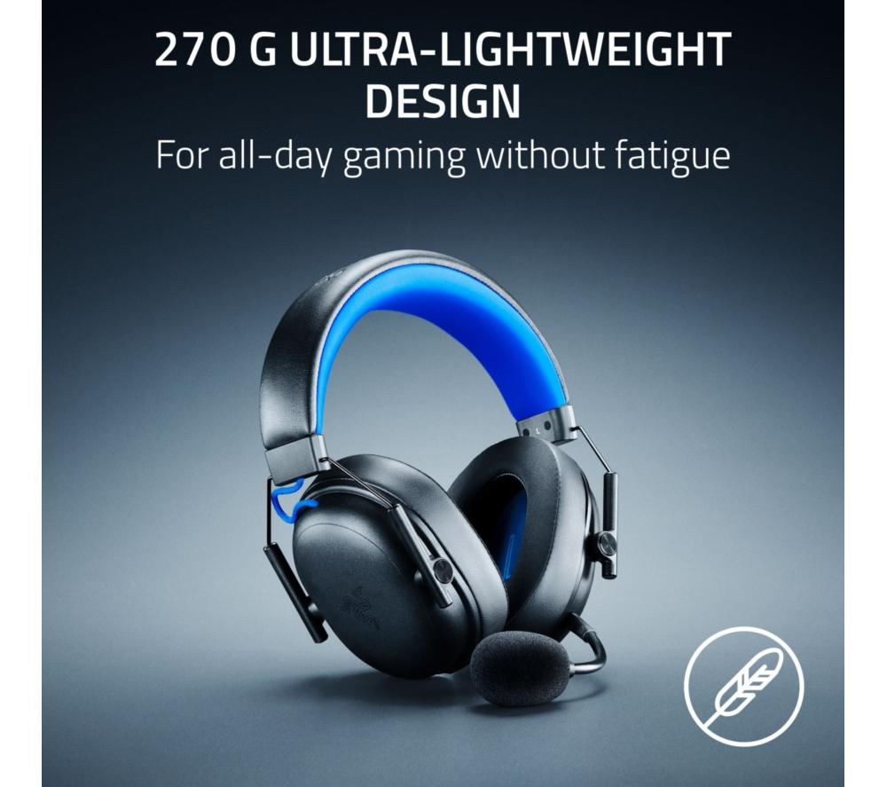RAZER BlackShark V3 X Kabelloses Gaming-Headset für PlayStation - Schwarz