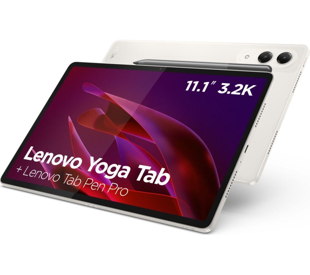 LENOVO Yoga Tab 11.1" Tablet - 256 GB, Seashell