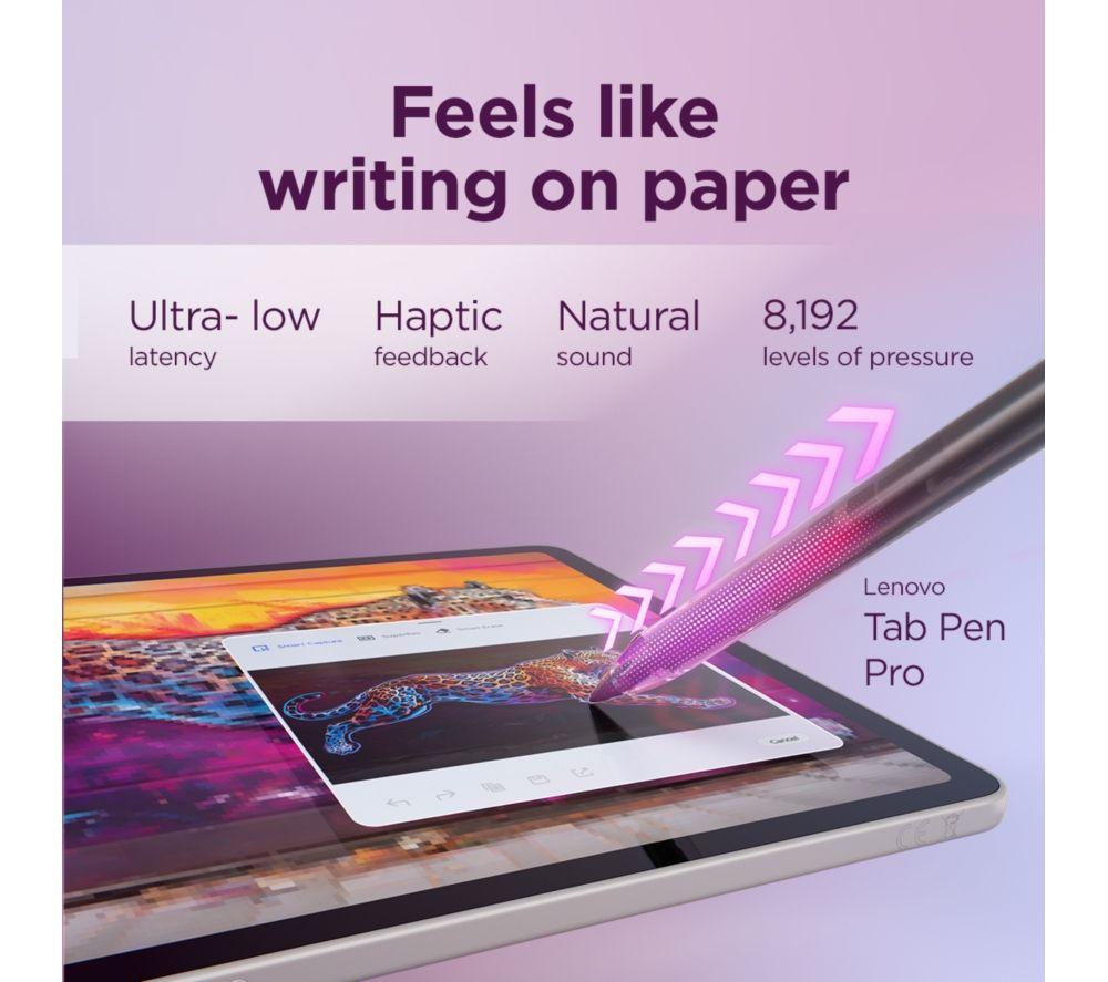LENOVO Yoga Tab 11.1" Tablet - 256 GB, con acabado en Seashell