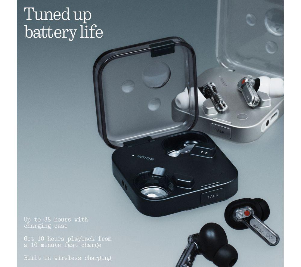 NOTHING Ear (3) Wireless Bluetooth Noise-Cancelling Earbuds - White