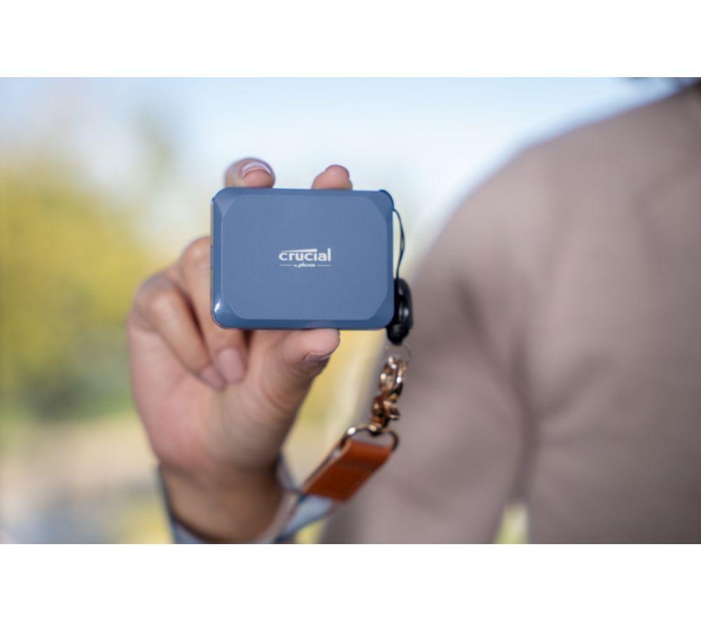 CRUCIAL X10 External SSD - 4 TB, Blue