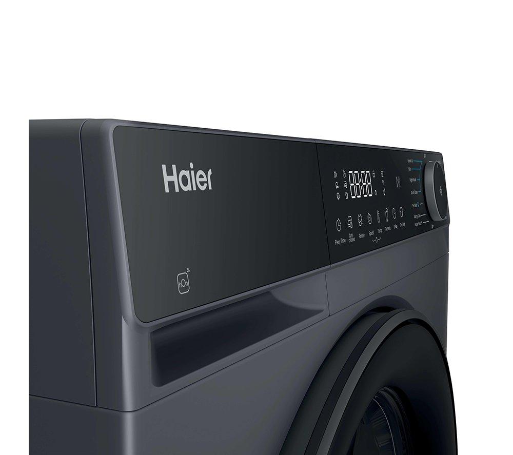 HAIER X Series 5 HWD100BP16357GUK WLAN-fähiger 10 kg Waschtrockner - Graphit