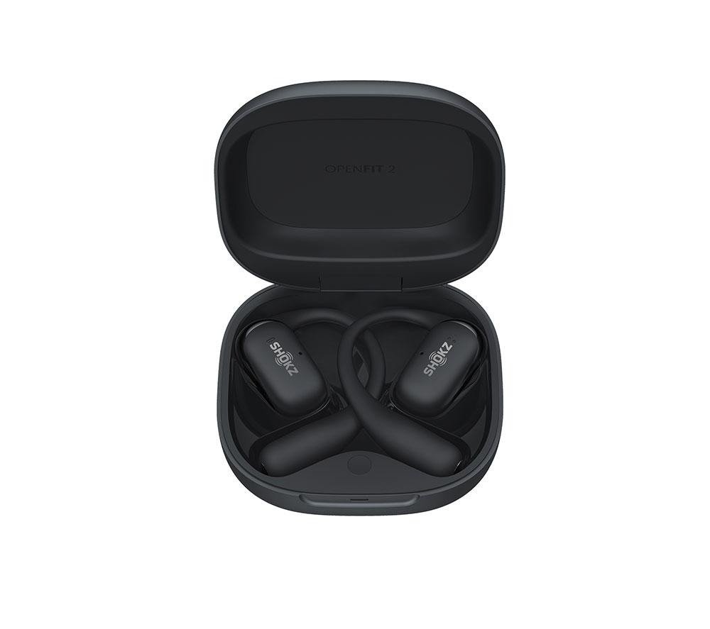 SHOKZ OpenFit 2+ Wireless Bluetooth Earbuds - Black