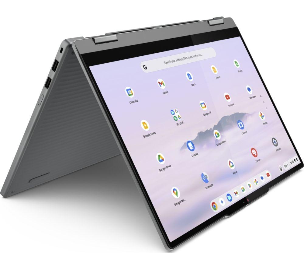 LENOVO 83LN000BUK 14" 2 in 1 Chromebook Plus - Intel® Core™ 3 N355, 128 GB UFS, Grey
