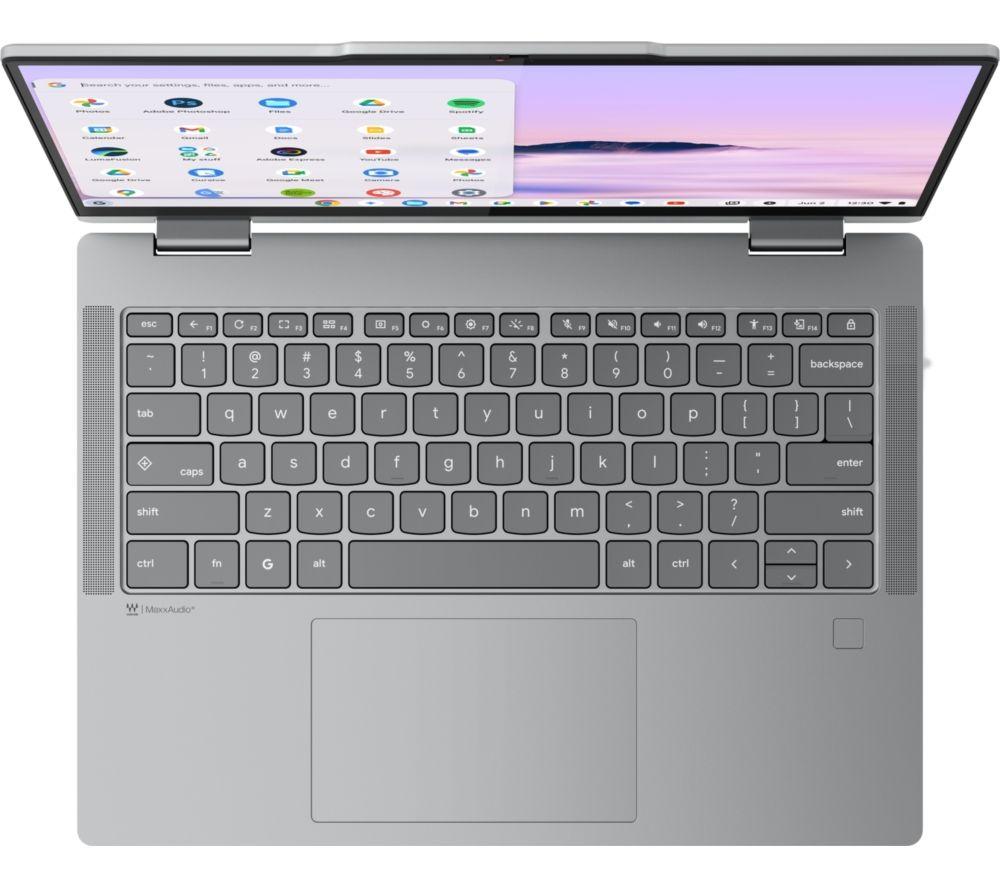 LENOVO 83LN000BUK 14" 2 in 1 Chromebook Plus - Intel® Core™ 3 N355, 128 GB UFS, Grey