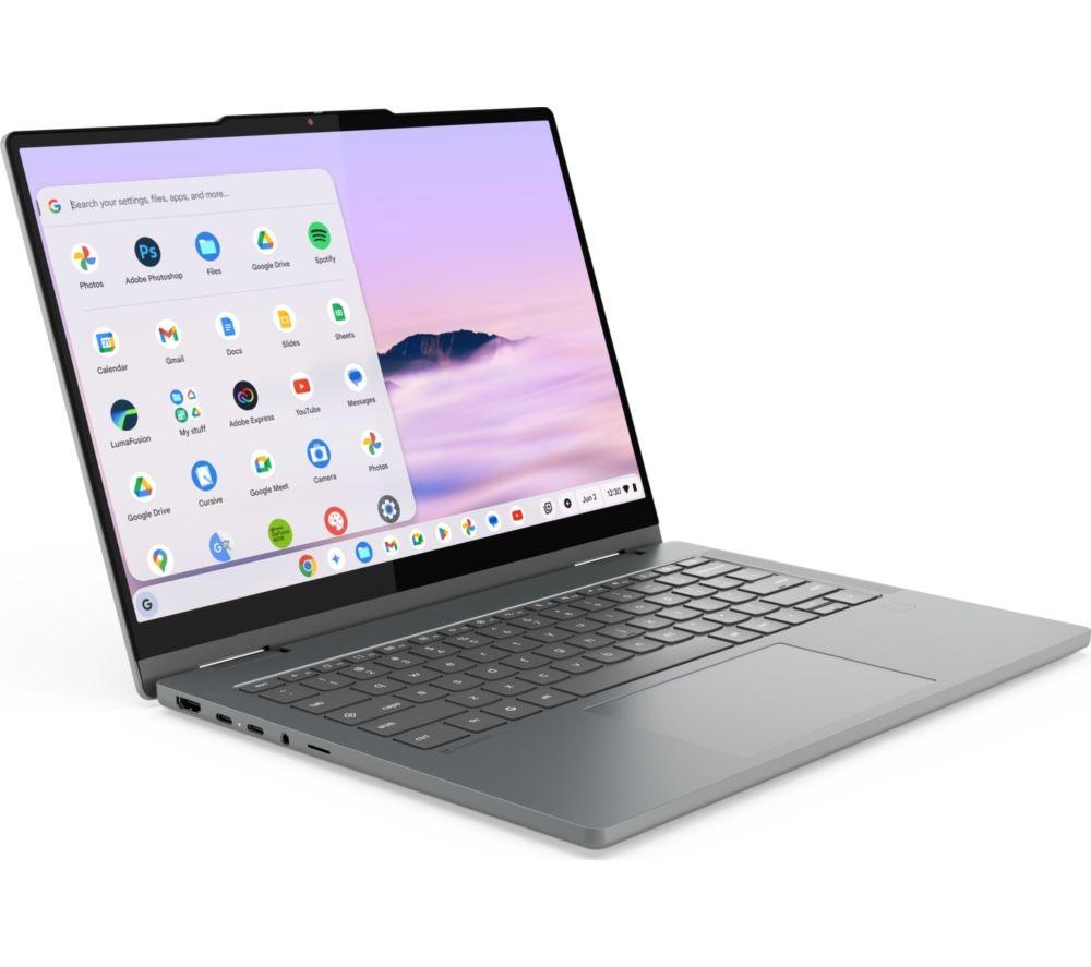 LENOVO 83LN000BUK 14" 2 in 1 Chromebook Plus - Intel® Core™ 3 N355, 128 GB UFS, Grey