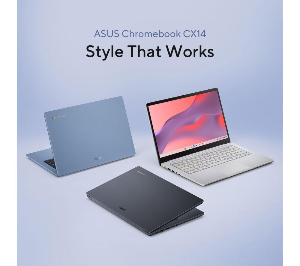 ASUS CX14 14" Chromebook - Intel® Celeron®, 64 GB eMMC, Grey