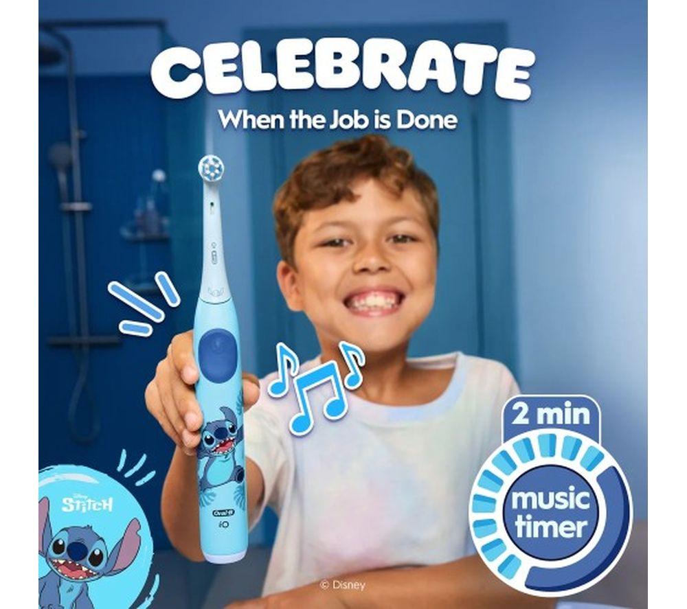 ORAL-B iO2 Kids Electric Toothbrush & Travel Case - Disney Stitch
